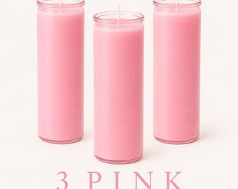 Pink Prayer Candle