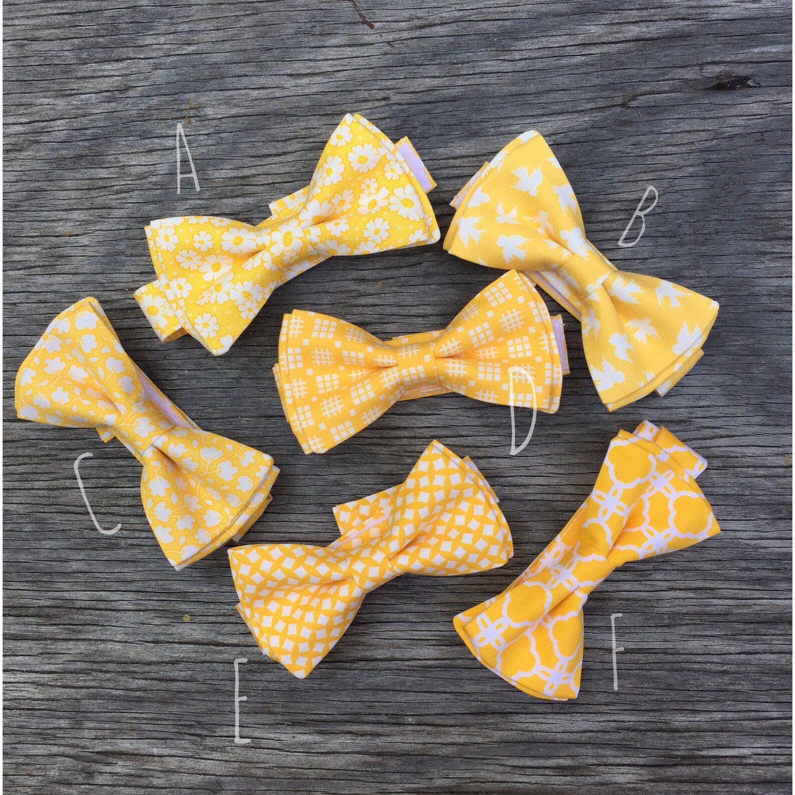Yellow Bow Tie Mens Yellow Bowtie Yellow Bow Tie Boy Mens Etsy