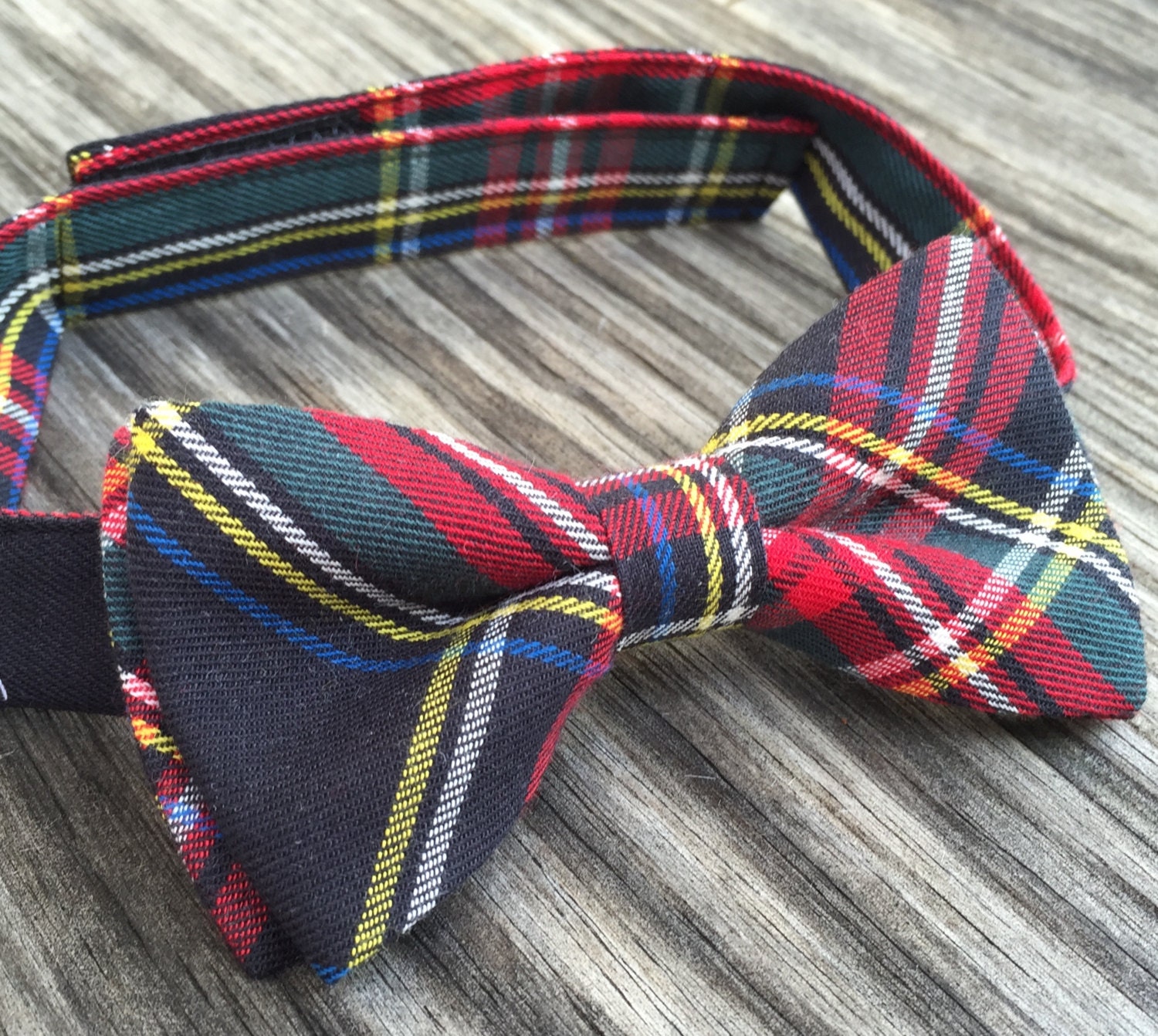 Tartan tie christmas bow tie bow ties for boys tartan bow Etsy