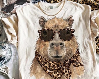 Glam Capybara Png| Bling Graphic png | Luxury Png | Everyday Designs | Boujee Png | Fancy | Glam animal Png | Digital Download