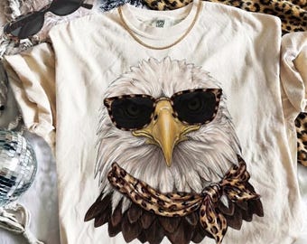 Glam Bald Eagle PNG | lLux Png | Everyday Designs | Boujee Png  | Animal Print Graphic | USA Eagle Png | American PNG | Digital Dowload