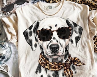 Glam Dalmatian Png | Luxury Animals Png| Everyday Designs | Boujee Png| Preppy Dog Png| Fancy Png| Leopar Print Png| Digital Download