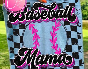 Retro baseball jersey for moms PNG, modern women's baseball jersey PNG, sports mom jersey PNG, game day jersey.  Mother's Day png