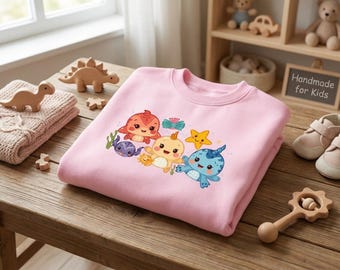 Felpa per bambini con simpatici animali marini, maglietta per bambini "Amici dell'oceano", felpa per bambini "Sotto il mare", regalo carino per bambini a tema marino