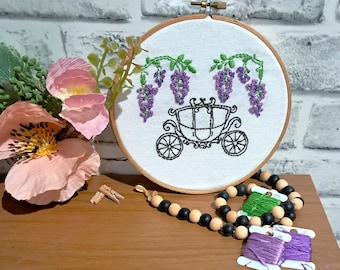 Bridgerton inspired embroidery. 6" Hoop. Finished hand embroidery. Wall art, home decor, Bridgerton gift.