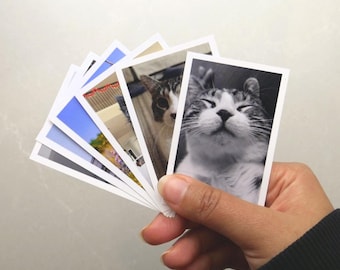 Custom Mini Photo Prints, Personalized Mini photo prints, Pet prints for Wedding, Birthday, Anniversary, Couple Milestones