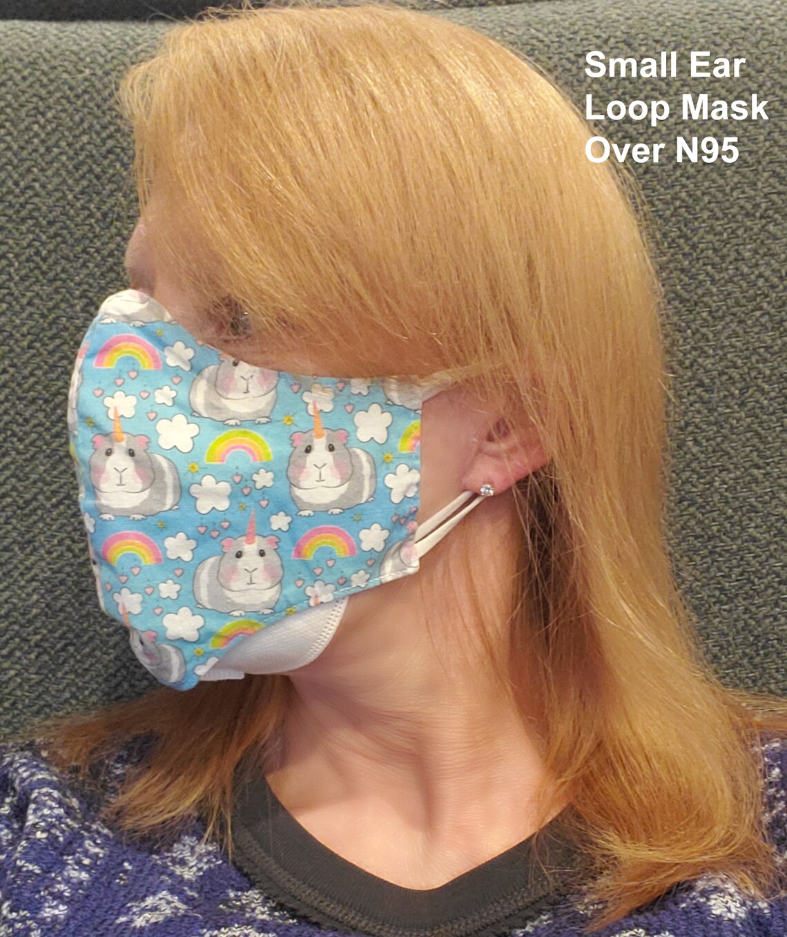 Tie Dye Face Mask N95 KN95 cover with nose wire adjustable