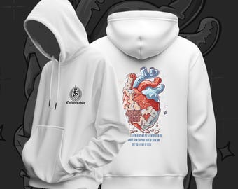 Sudadera cristiana juvenil, Ezequiel 36:26, Corazón de carne