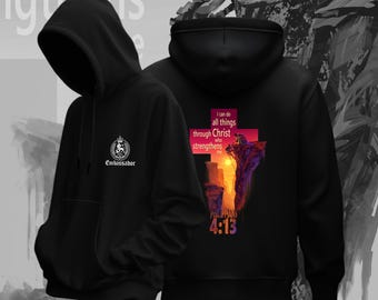 Sudadera cristiana para niños, versículo bíblico de Filipenses 4:13