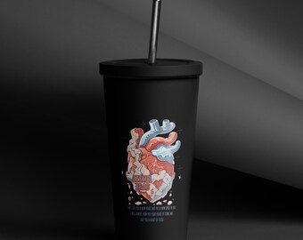 Vaso térmico con pajita Ezequiel 36:26