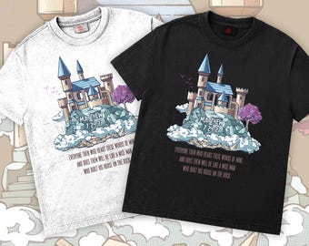 Camiseta cristiana de la Casa sobre la Roca