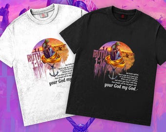 Camiseta con ilustración de fe de Rut 1:16