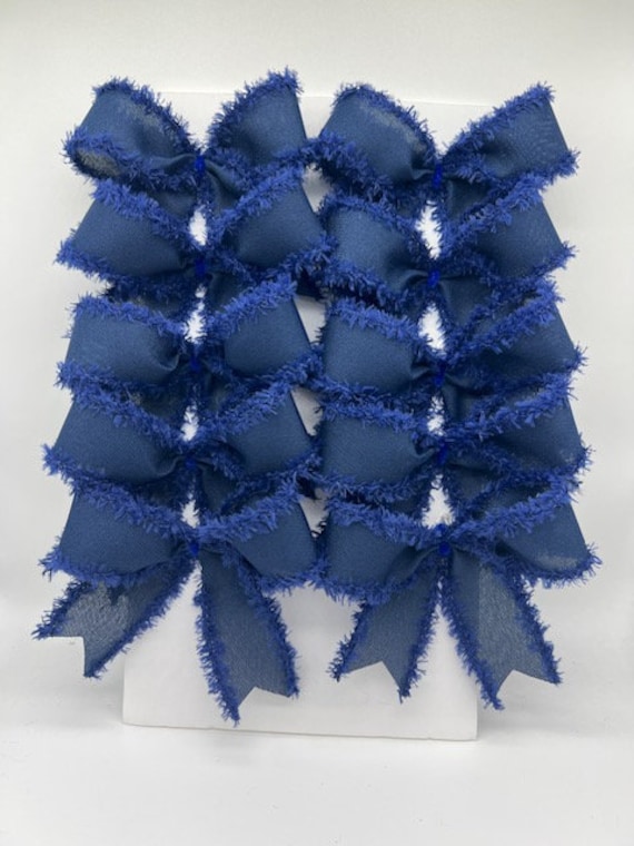On-Airstore 2 Fiocchi Estivi In Iuta Con Foglie Blu – Decorazione Per Ghirlande, Porte E Giardino, 21,5x33 Cm - 3