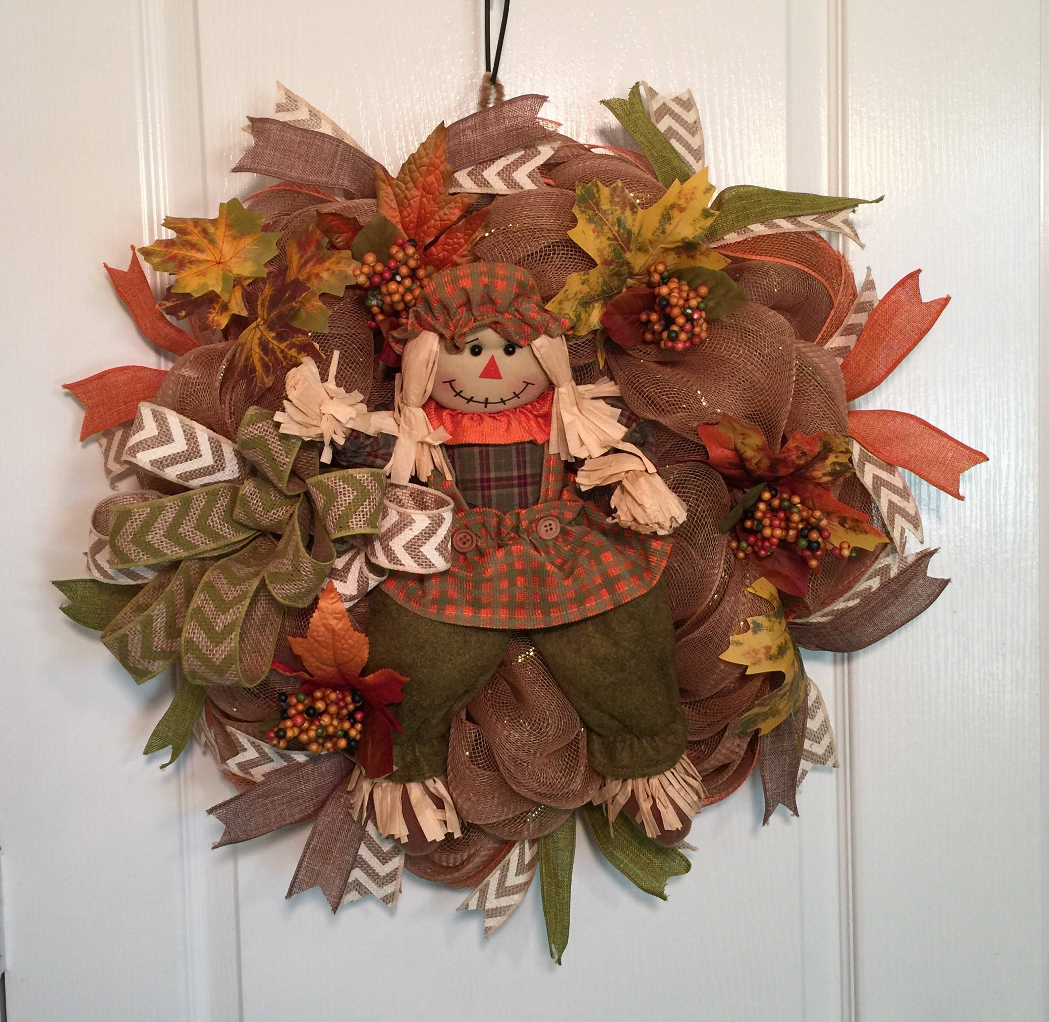 DIY KIT Fall Wreath Complete Craft Kit Autumn Harvest Fall Etsy