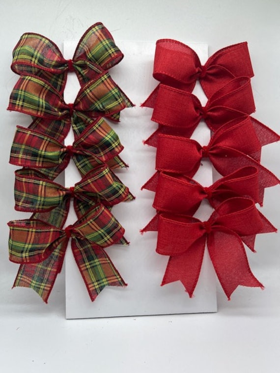 人工クリスマスツリー 赤リボン クリスマスリボン・ツリーリボン