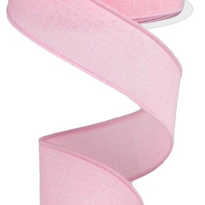 Pale Pink Wired Royal Burlap Ribbon 1.5&quot; x 10 Yard Roll RG127815