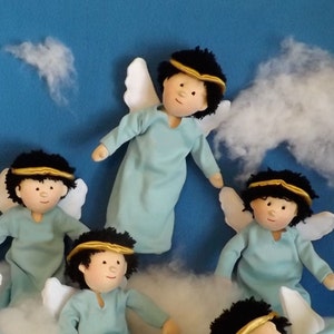 Angel Plushie Handmade 10 inch Guardian Angel~Angel Gift~Angel Cloth Dolls~Plush Toys~Christian Saints~Spiritual Get Well Present