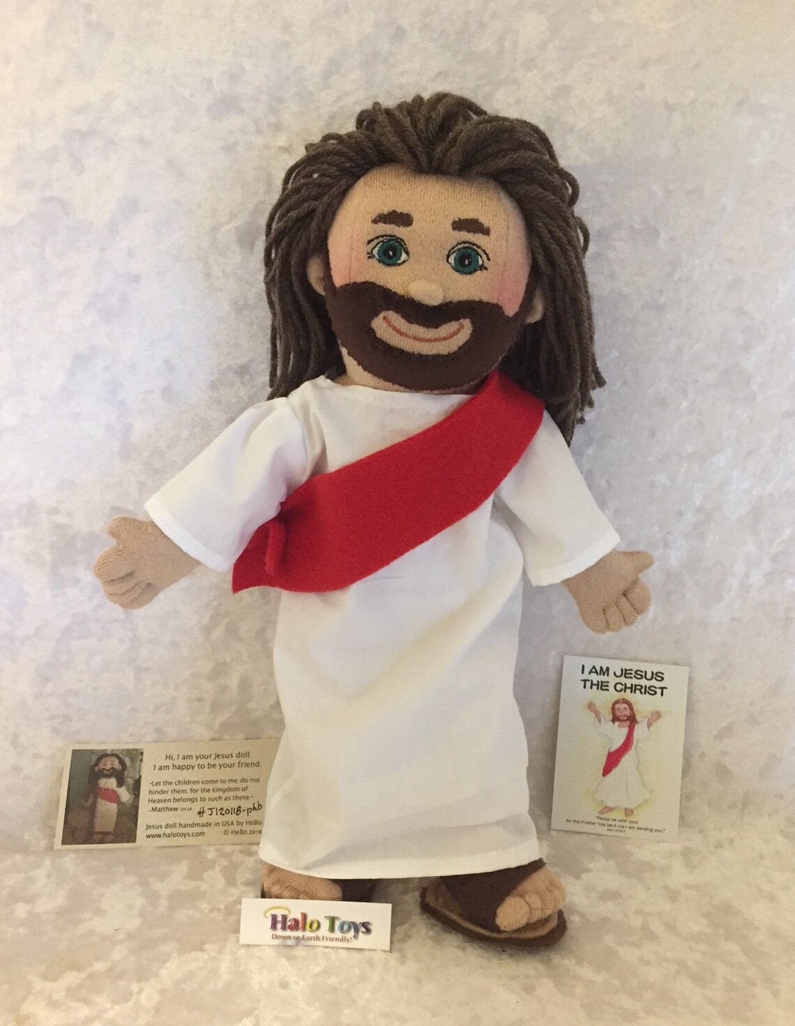 Jesus Doll 14 Inch and Jesus Picture Bookunique Stuffie Jesus Etsy