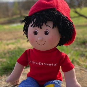 Dirty Dingy Daryl Doll: Handmade Muddy Buddy Rag Doll Toy