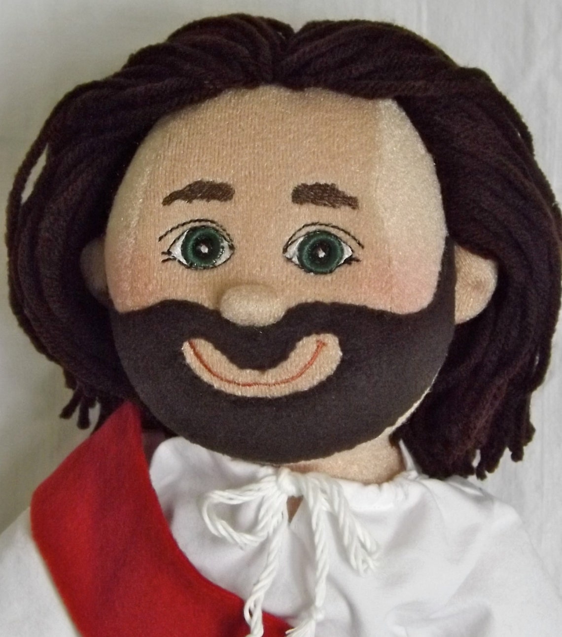 Jesus Doll 14 Inch Handmade Cloth Jesushalo Toys OOAK Plush Etsy