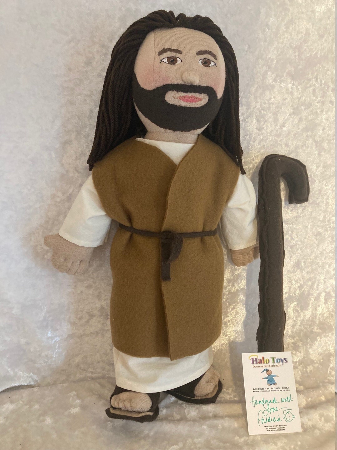 Handmade Saint Joseph Plush Doll With Staff: Religious Gift - Etsy