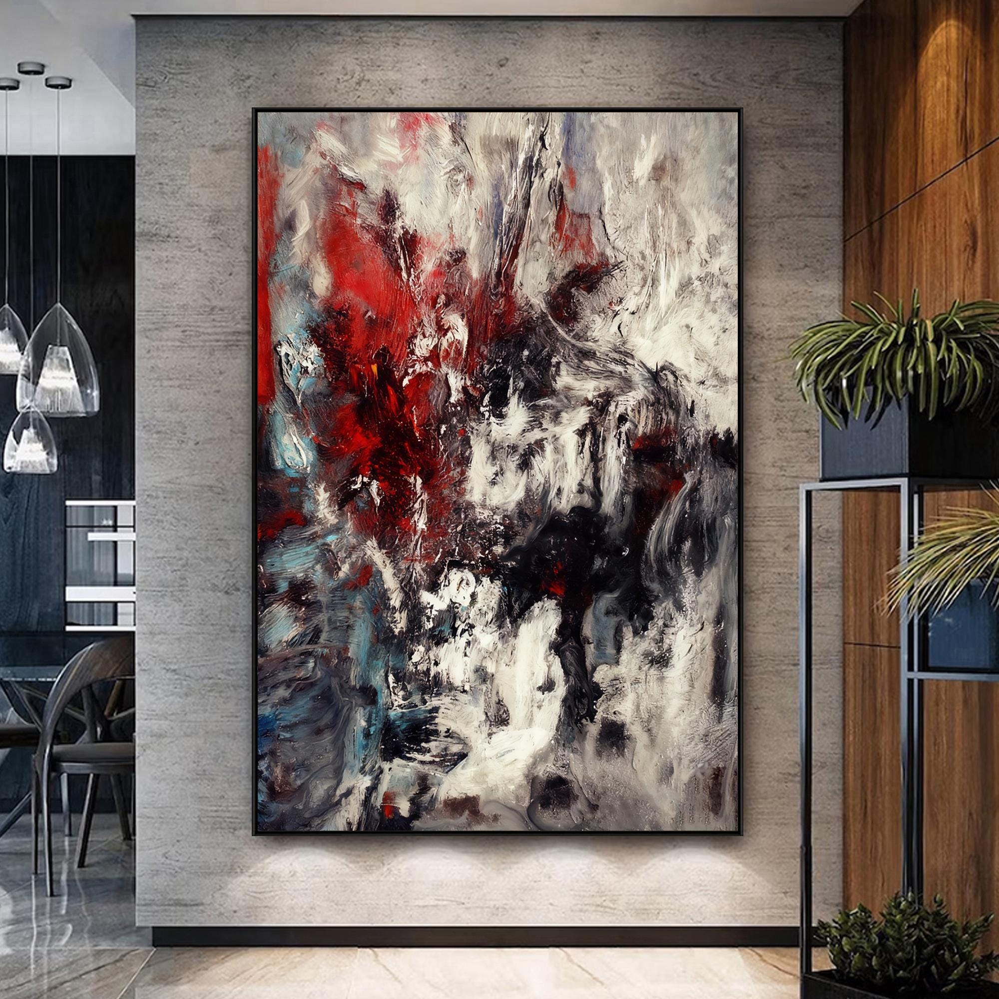 Grandi Quadri Dipinti A Mano Quadri Astratti Dipinti A Mano Su Tela - Opera Originale, Extra Large Pittura Su Tela Originale