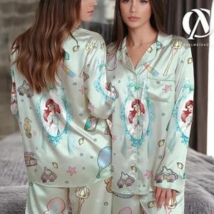 chinese dress ladies Violet Ariel Mermaid Fleece Bathrobe Nightgown main image 1