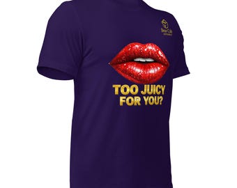 Too Juicy Lips Graphic Tee | Streetwear-tröja med djärvt statement