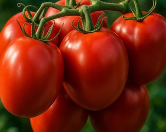 Plantas vivas de tomate Roma: de 15 a 25 cm de altura, más de 60 días de edad.