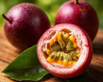 Purple Passion Fruit Seeds: 50 Non-GMO, High Germination