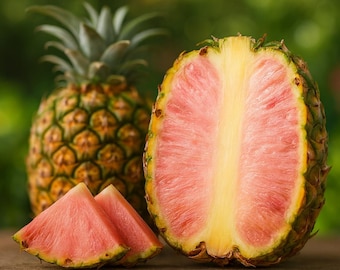 Semillas de piña Pinkglow: Variedad rara de color rosa rosado (15 semillas)