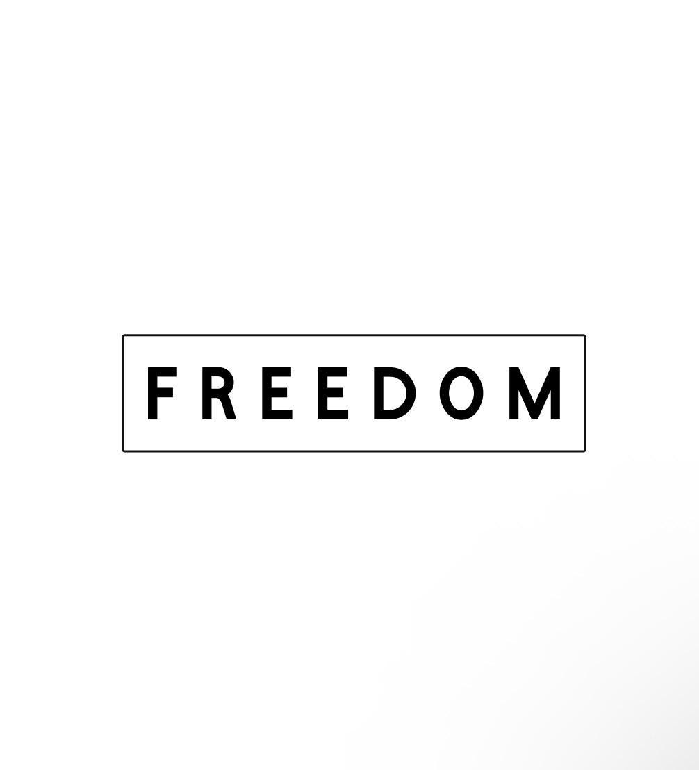 Freedom Sticker Freedom Sticker Decal - Etsy