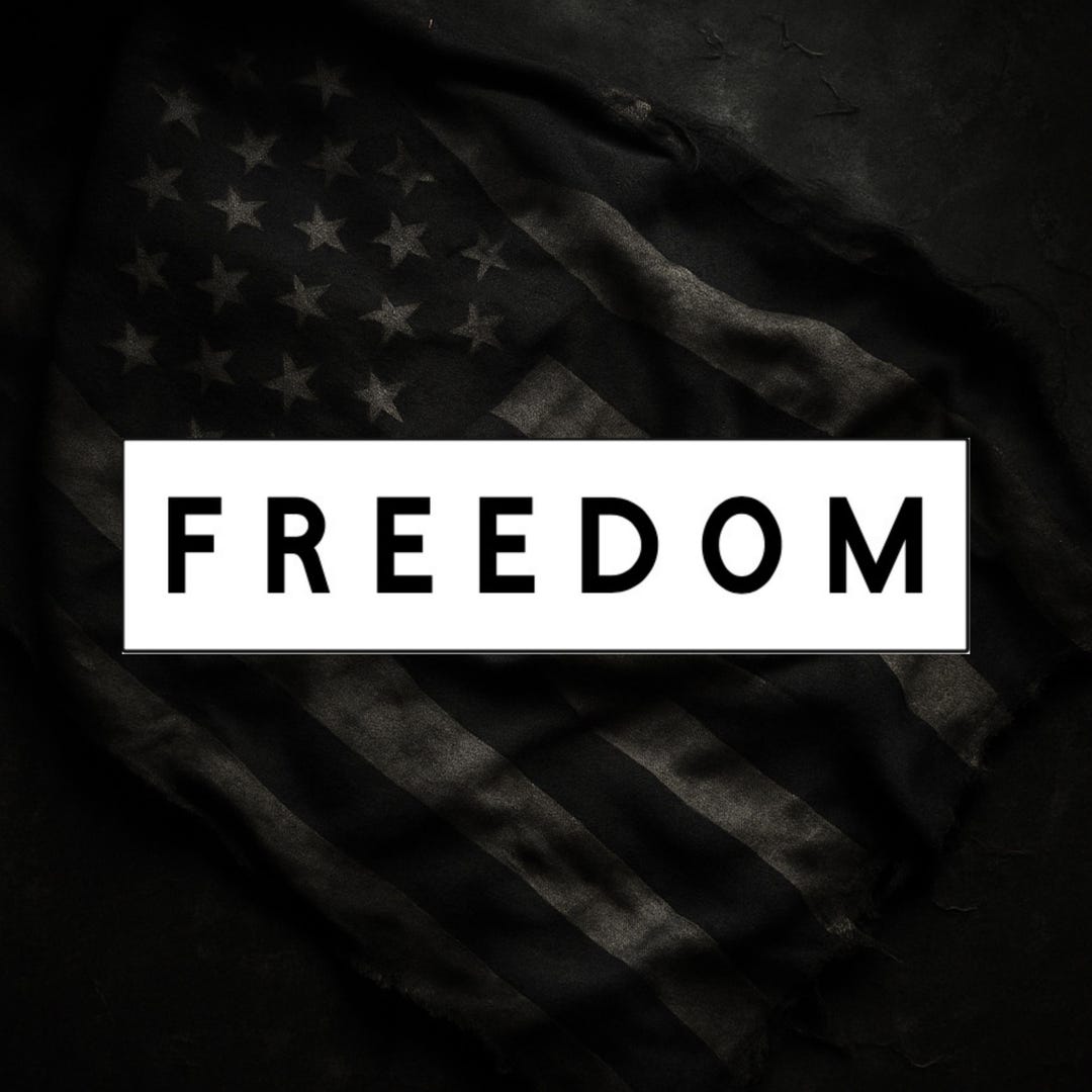 Freedom Sticker Freedom Sticker Decal - Etsy