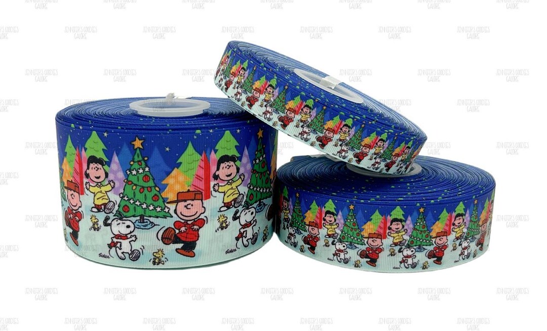 Charlie Brown Ribbon, Snoopy Ribbon, Christmas Ribbon, Cartoon Ribbon ...
