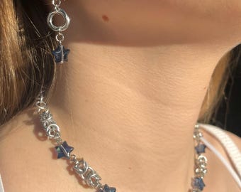 Stardrop Set - Handmade Necklace and Earrings