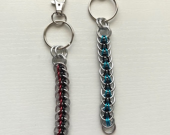 Custom Chainmail Keychain - Handmade