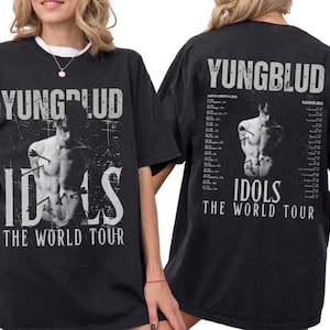 Yungblud 2025 Tour Shirt, Vintage Washed Unisex Tee Yungblud Comfort Colors T-Shirt, Mineral Wash T-shirt