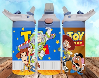Cartoon Toy Tumbler Wrap PNG – Kids Sublimation Design (Digital Download)