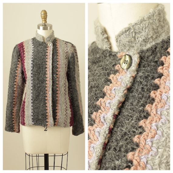 Vintage Lauren Sweater / Chevron Sweater