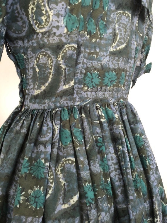 1950s Britanica Paisley Dress | Vintage Sundress - image 6
