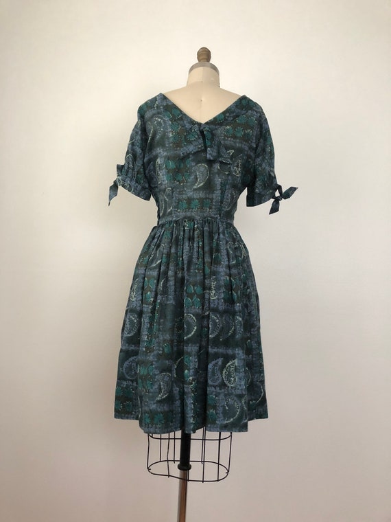 1950s Britanica Paisley Dress | Vintage Sundress - image 10