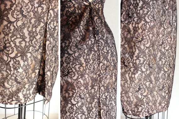 Vintage Luciana Lace Cocktail Dress - image 10