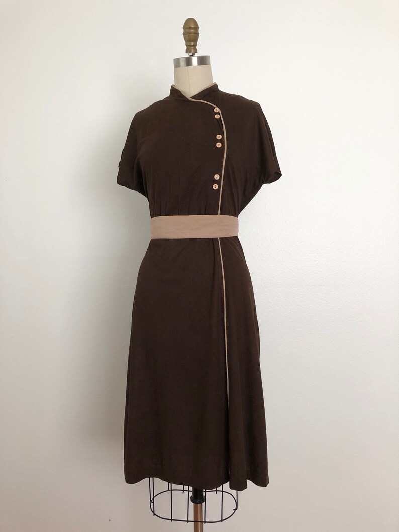 Vintage oriental dress 1970s Mrs Wong Dress