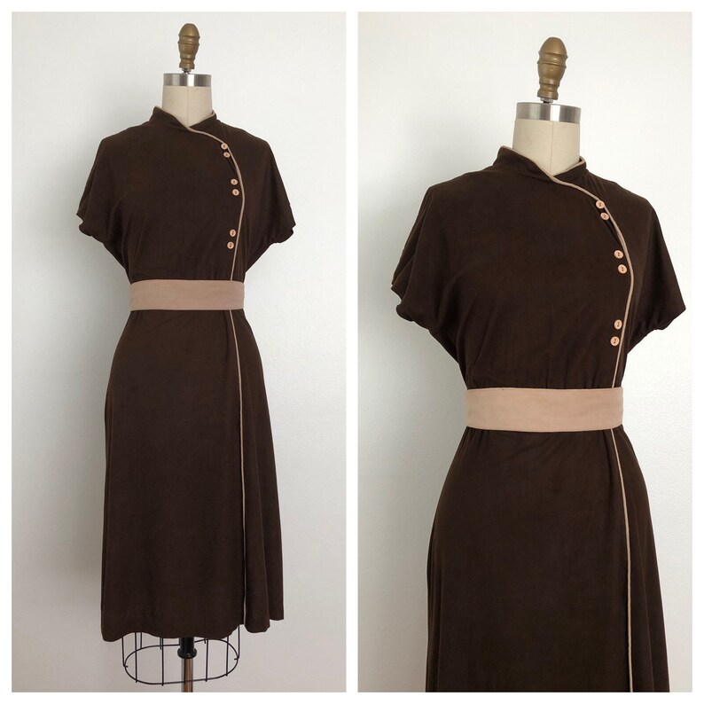 Vintage oriental dress 1970s Mrs Wong Dress