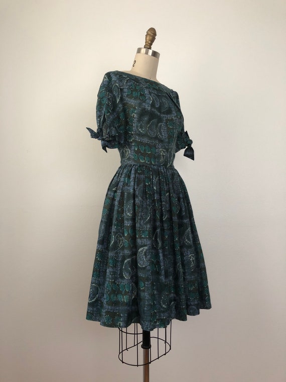 1950s Britanica Paisley Dress | Vintage Sundress - image 5