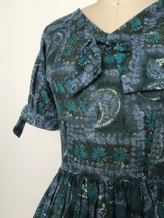 1950s Britanica Paisley Dress | Vintage Sundress - image 3