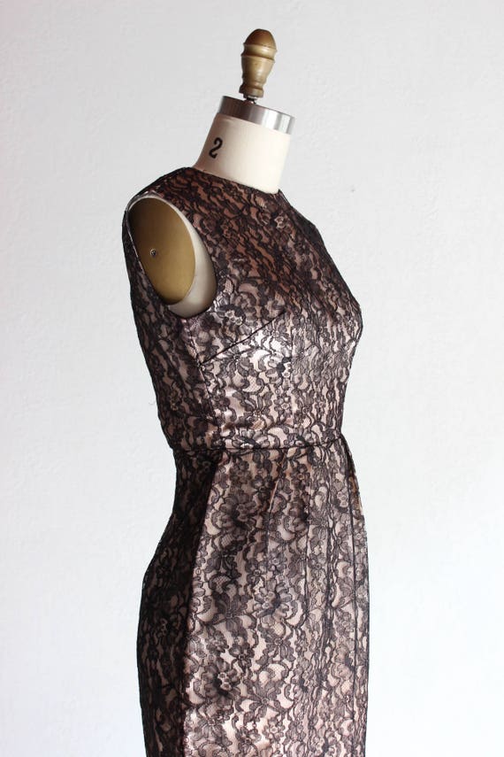 Vintage Luciana Lace Cocktail Dress - image 2