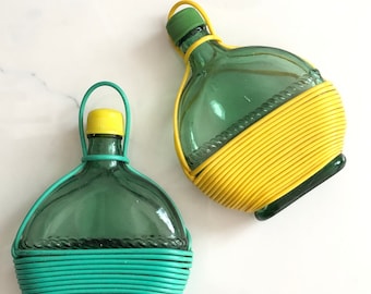 Midcentury Bottle Shakers / Vintage 60s Salt & Pepper Shakers