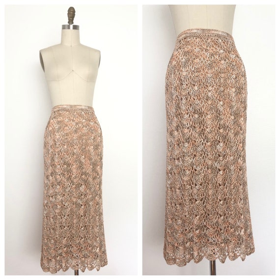 Vintage Ombré Crochet Skirt