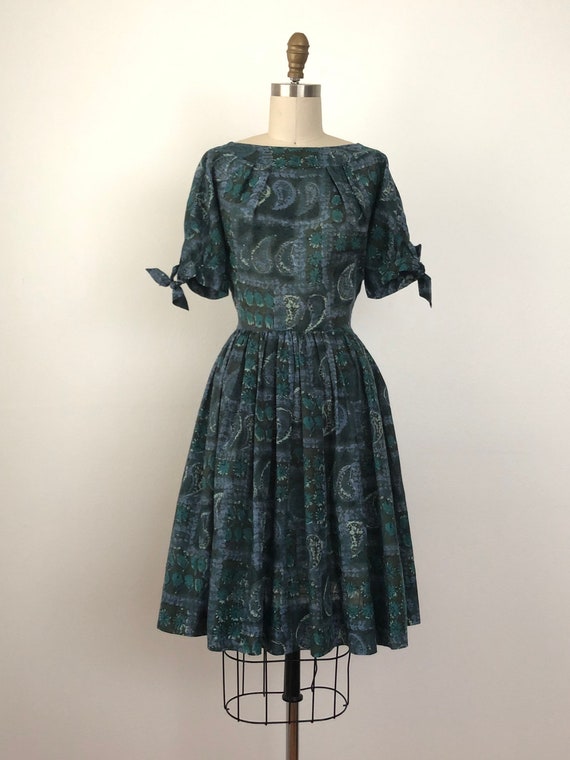 1950s Britanica Paisley Dress | Vintage Sundress - image 7